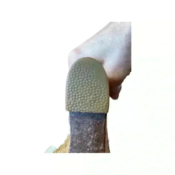 DIOR Womens Shoes Natural Open Toe Wedge Sandals Made in Italy Heels Size 37. - Picture 10 of 13